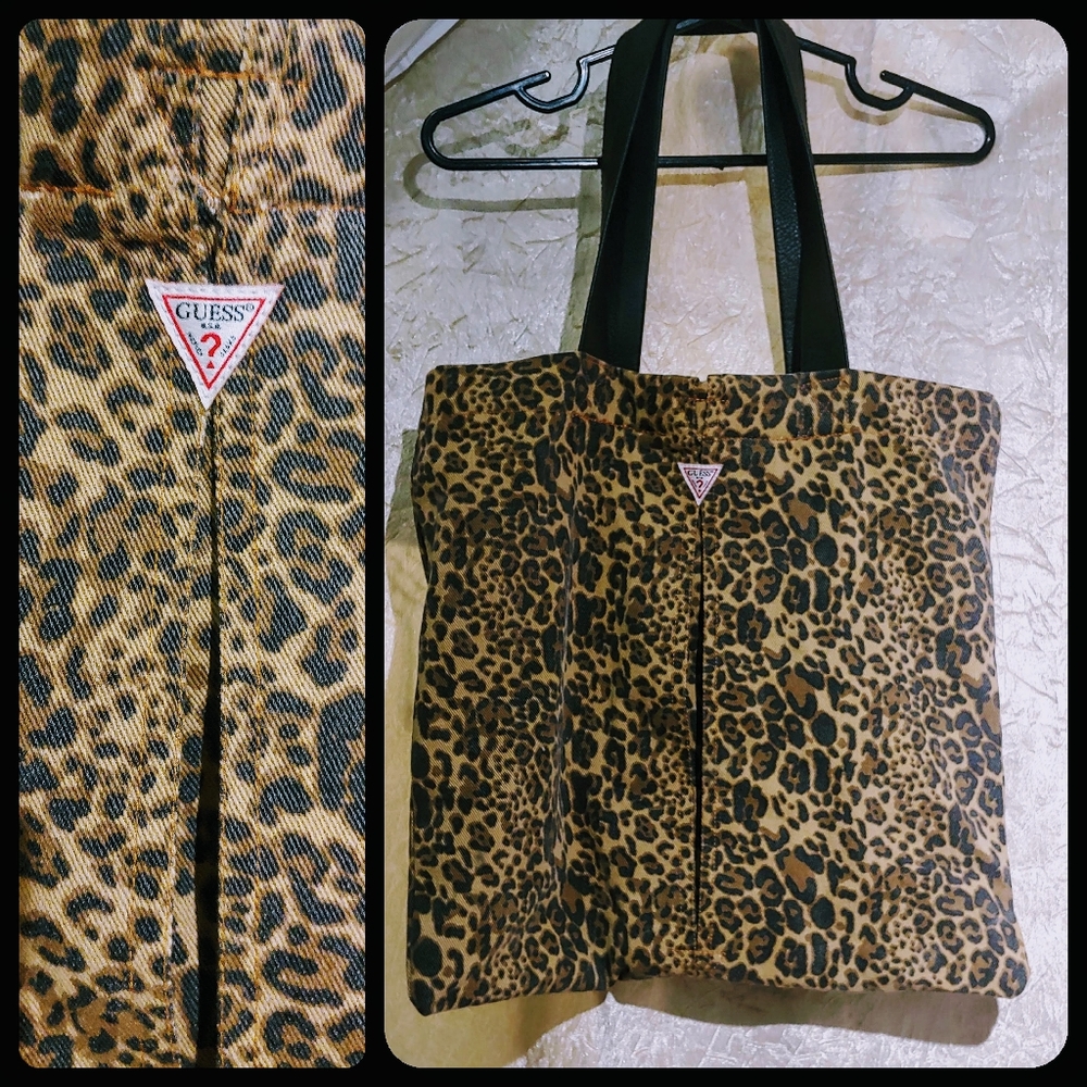Guess Leopard Print Tote